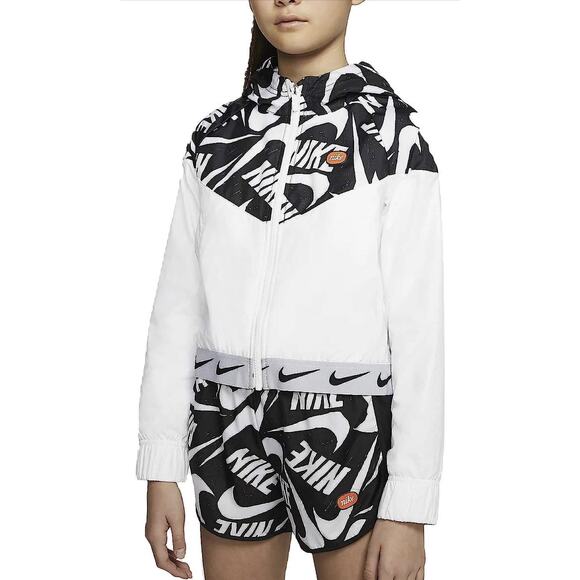 Nike Cropped Windrunner Jacket Size M(10/12) - Picture 1 of 5